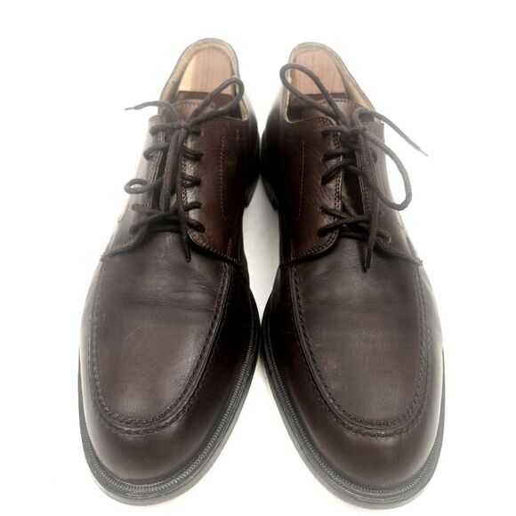 Johnson & Murphy Cellini Made In Italy Mens Brown Leather Sz 10.5 M Moc Toe main image 10